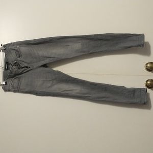 Express mid rise Jean leggings, size 0R, light grey